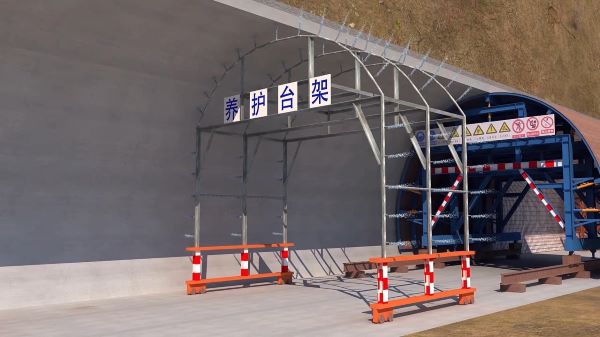 鹤壁隧道施工动画制作公司 - 隧道施工工艺和施工方法 - 隧道施工汇报动画视频 - bim 工程施工动画